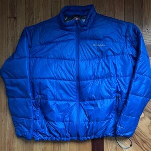 Columbia Omniheat Mountain Blue Puffer Jacket 650TD 4XT